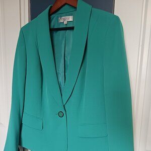 Vintage plus size blazer skirt set